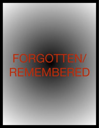 forgotten/remembered 2012 poster