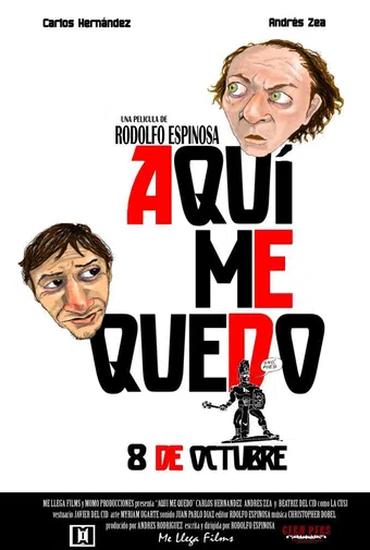 aquí me quedo 2010 poster