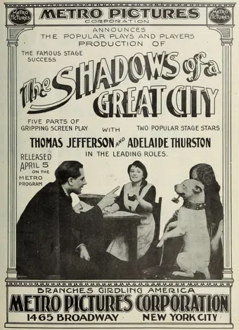 the shadows of a great city 1915 poster