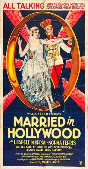 married in hollywood 1929 poster