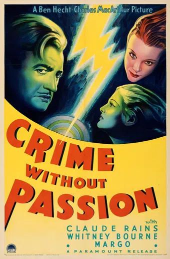 crime without passion 1934 poster