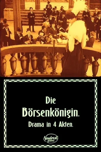 die börsenkönigin 1918 poster