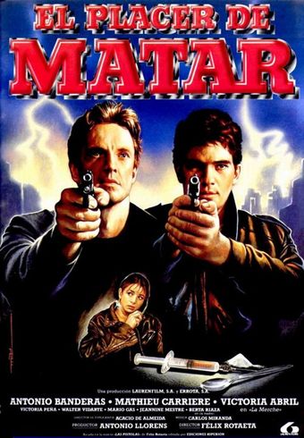 el placer de matar 1988 poster