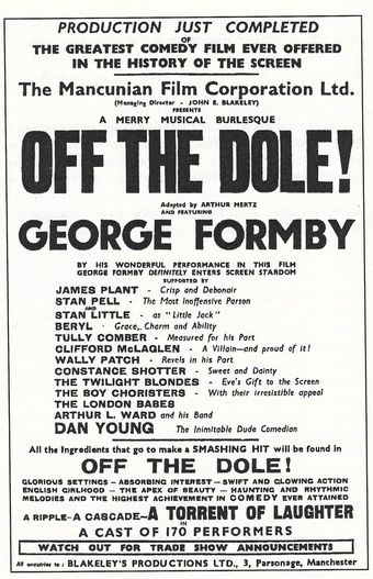 off the dole 1935 poster