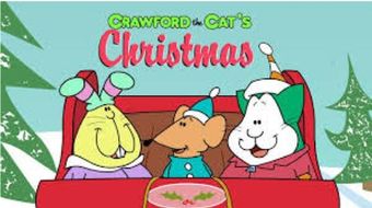 crawford the cat's christmas 2018 poster