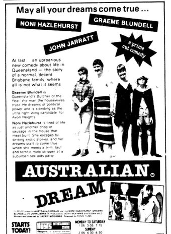 australian dream 1987 poster