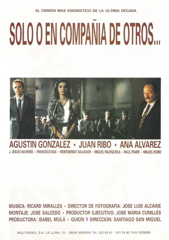 solo o en compañía de otros 1991 poster