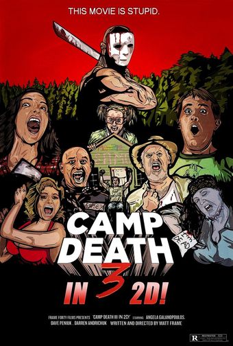 camp death iii in 2d! 2018 poster