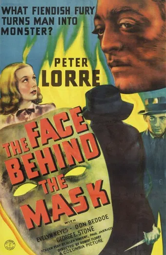 the face behind the mask 1941 poster