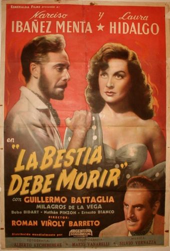 la bestia debe morir 1952 poster