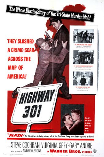 highway 301 1950 poster