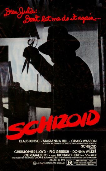 schizoid 1980 poster