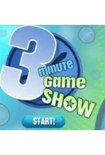 3-minute game show 2007 poster