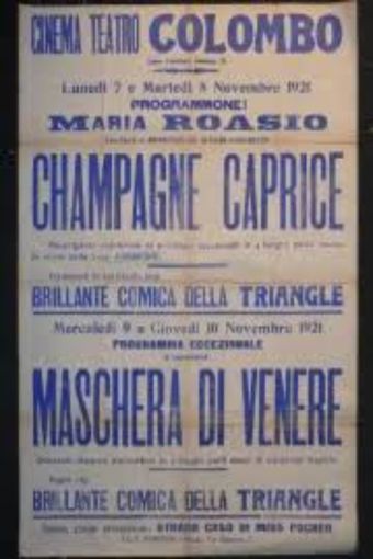 champagne caprice 1919 poster