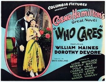 who cares 1925 poster