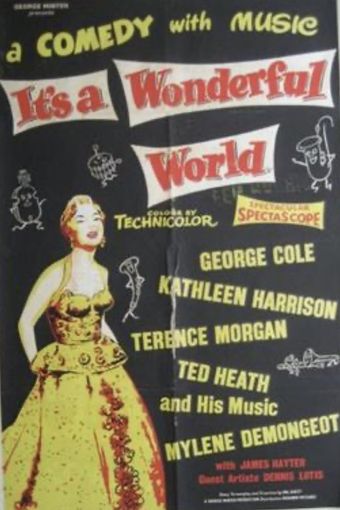 it's a wonderful world 1956 poster