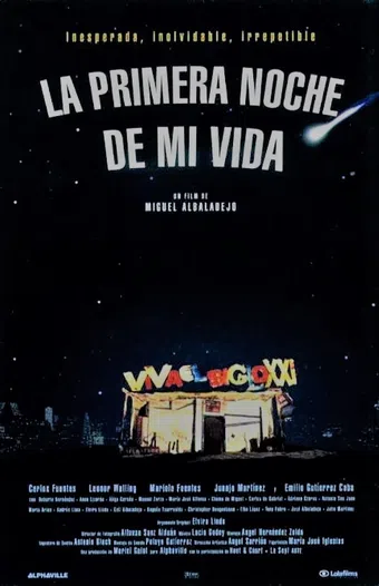 la primera noche de mi vida 1998 poster