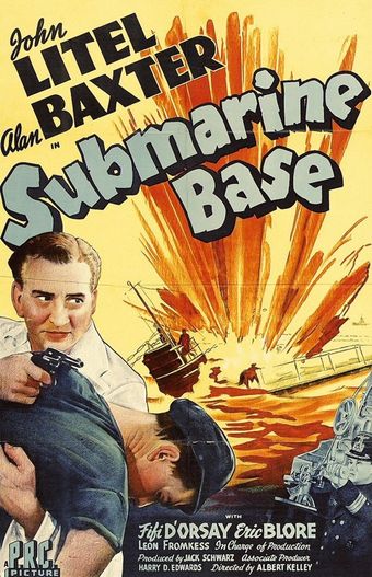 submarine base 1943 poster