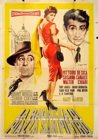 la ragazza di piazza san pietro 1958 poster