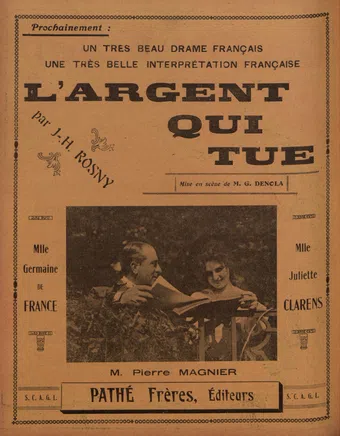 l'argent qui tue 1918 poster