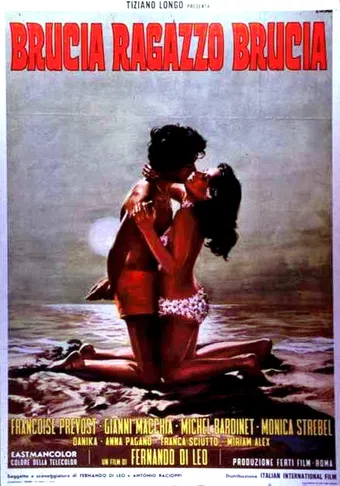 brucia ragazzo, brucia 1969 poster