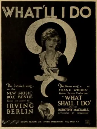 what shall i do? 1924 poster