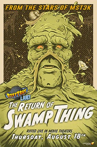 rifftrax live: the return of swamp thing 2022 poster