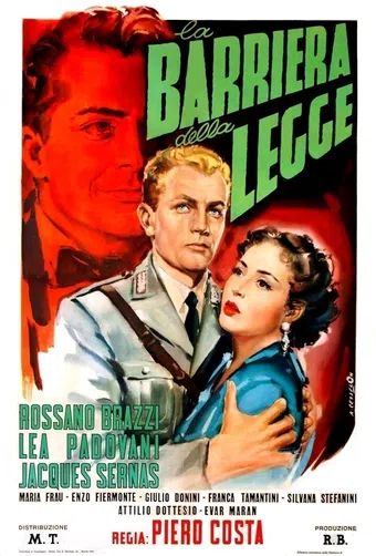 la barriera della legge 1954 poster