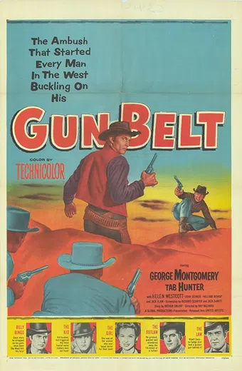 gun belt 1953 poster