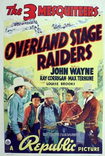 overland stage raiders 1938 poster