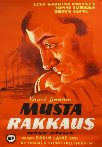 musta rakkaus 1957 poster