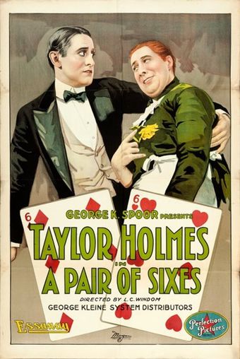 a pair of sixes 1918 poster