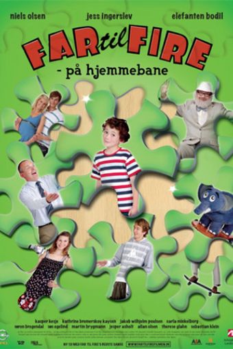 far til fire - på hjemmebane 2008 poster