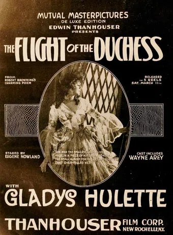 the flight of the duchess 1916 poster