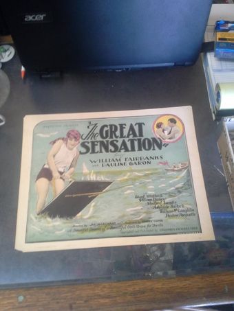 the great sensation 1925 poster