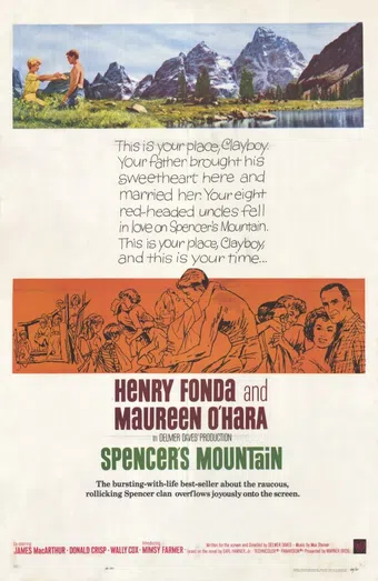 spencer's mountain 1963 poster