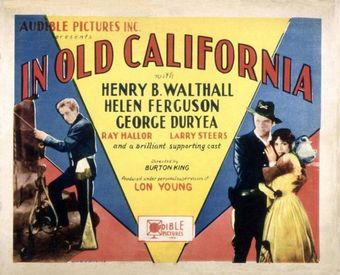 in old california 1929 poster