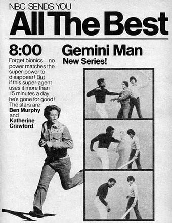 gemini man 1976 poster