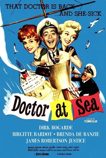 doctor at sea 1955 poster