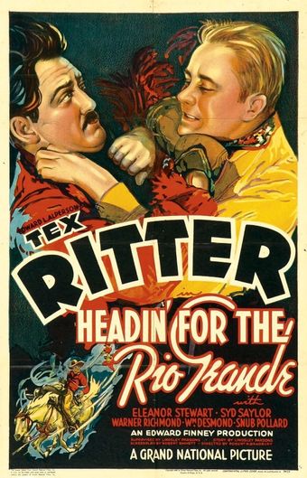 headin' for the rio grande 1936 poster