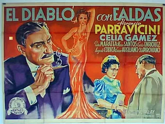 el diablo con faldas 1938 poster