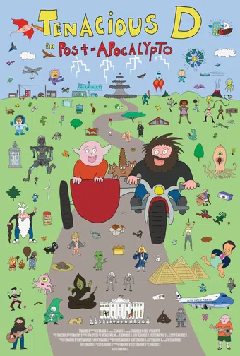 tenacious d: post-apocalypto 2018 poster