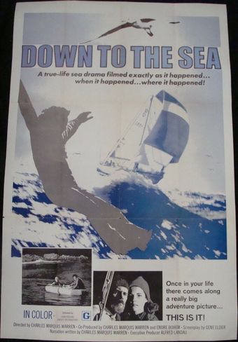 down to the sea 1973 poster