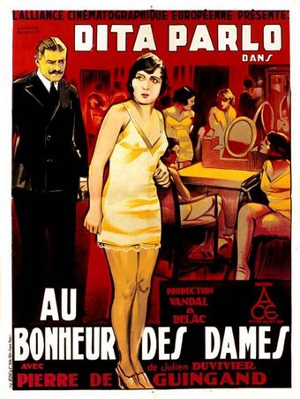 au bonheur des dames 1930 poster