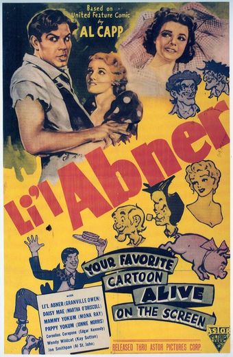 li'l abner 1940 poster