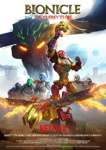 lego bionicle: the journey to one 2016 poster