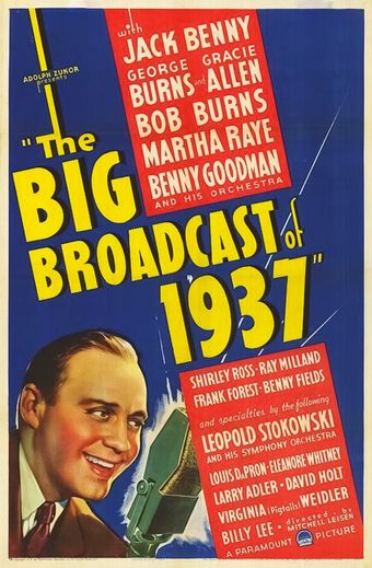 the big broadcast of 1937 1936 poster