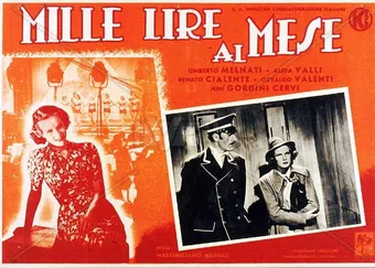 mille lire al mese 1939 poster