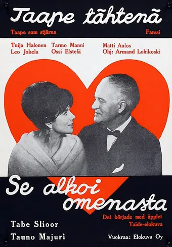 taape tähtenä 1962 poster