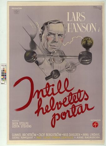 intill helvetets portar 1948 poster